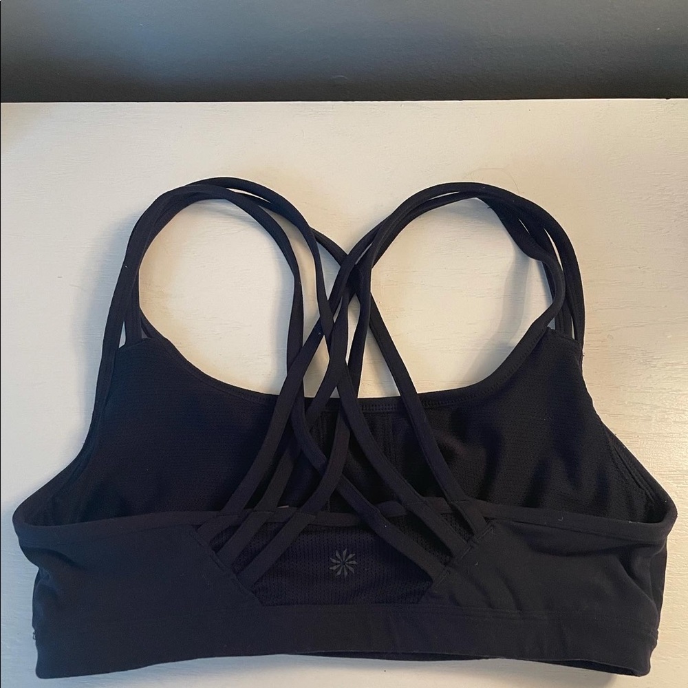 Navy blue size small Athleta sports bra cross back